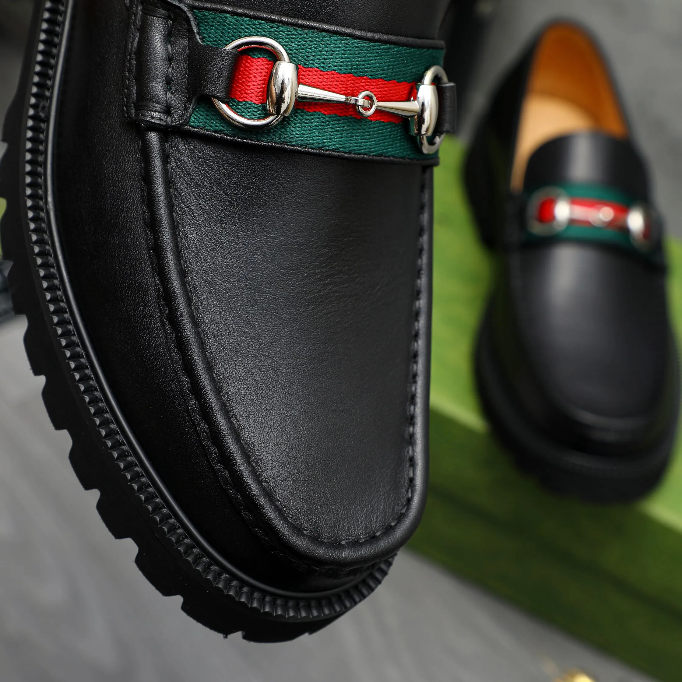 Men's shoes 💰p560 Product trademark: GUCCI "Gucci" business slip-on leather shoes Regular size: 38-46 (38.45.46 custom-made, non-returnable) Product materials: Selected high-quality cowhide upper, cowhide lining, non-slip rubber outsole